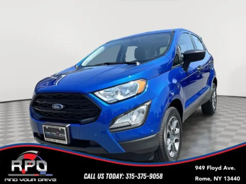 Blue 2021 Ford EcoSport S for sale in Rome, NY