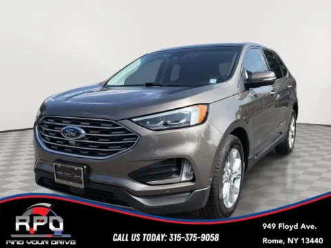 Gray 2019 Ford Edge Titanium for sale in Rome, NY