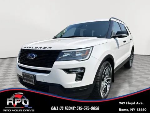White 2018 Ford Explorer Sport for sale in Rome, NY
