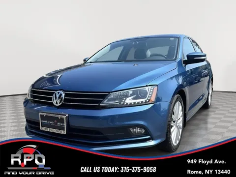 Blue 2016 Volkswagen Jetta Sedan 1.8T SEL for sale in Rome, NY