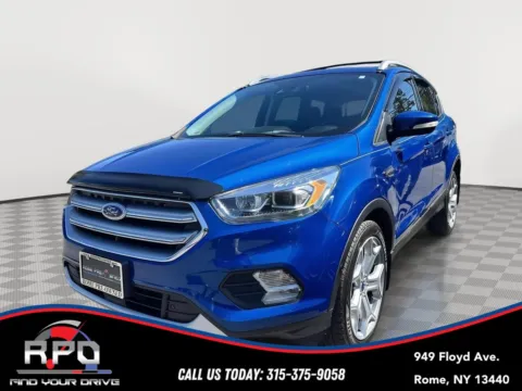 Blue 2017 Ford Escape Titanium for sale in Rome, NY