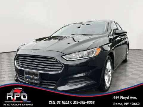 Black 2015 Ford Fusion SE for sale in Rome, NY