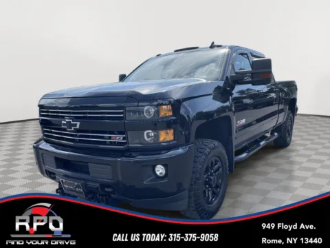 Black 2016 Chevrolet Silverado 2500HD LT for sale in Rome, NY