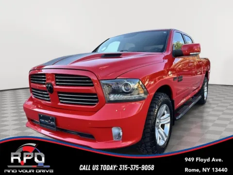 Red 2016 Ram 1500 Sport for sale in Rome, NY