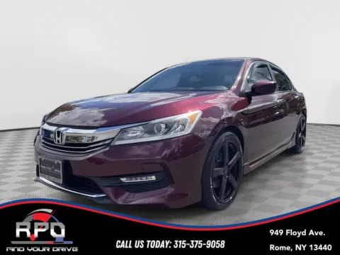Red 2017 Honda Accord Sedan Sport SE for sale in Rome, NY