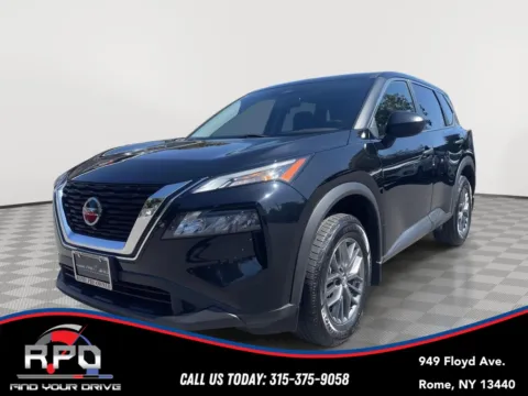Black 2021 Nissan Rogue S for sale in Rome, NY