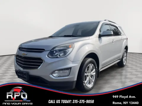 Silver 2017 Chevrolet Equinox LT for sale in Rome, NY