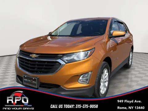 Orange 2018 Chevrolet Equinox LT for sale in Rome, NY