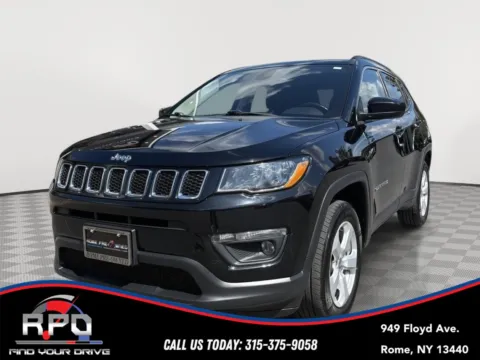 Black 2017 Jeep Compass Latitude for sale in Rome, NY