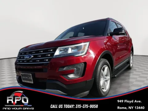Red 2017 Ford Explorer XLT for sale in Rome, NY
