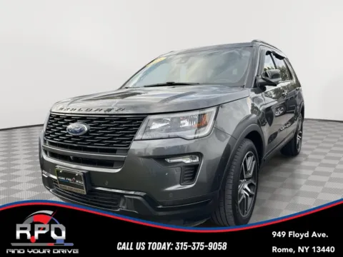 Gray 2018 Ford Explorer Sport for sale in Rome, NY