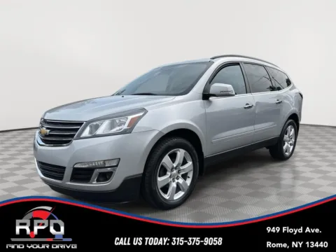 Silver 2017 Chevrolet Traverse LT for sale in Rome, NY