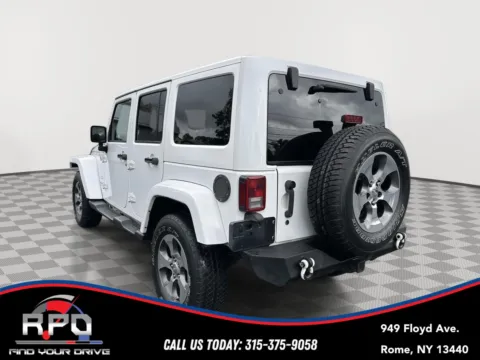 Another view of 2017 Jeep Wrangler Unlimited Sahara for sale in Rome, NY at Rome Preowned Auto Sales