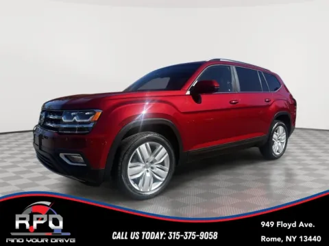Red 2019 Volkswagen Atlas 3.6L V6 SE w/Technology for sale in Rome, NY