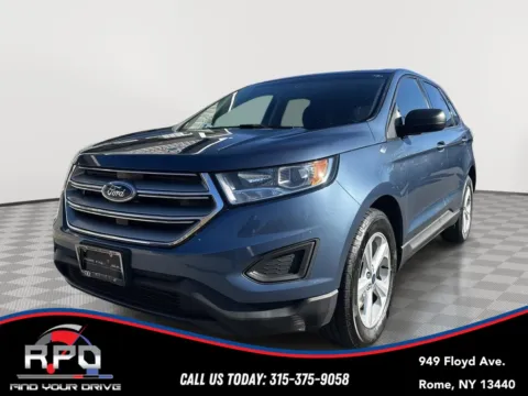 Blue 2018 Ford Edge SE for sale in Rome, NY