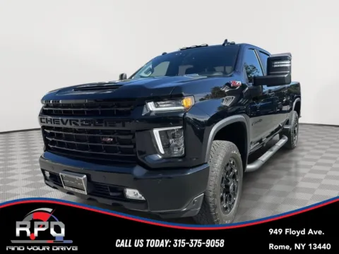 Black 2022 Chevrolet Silverado 2500HD LTZ for sale in Rome, NY