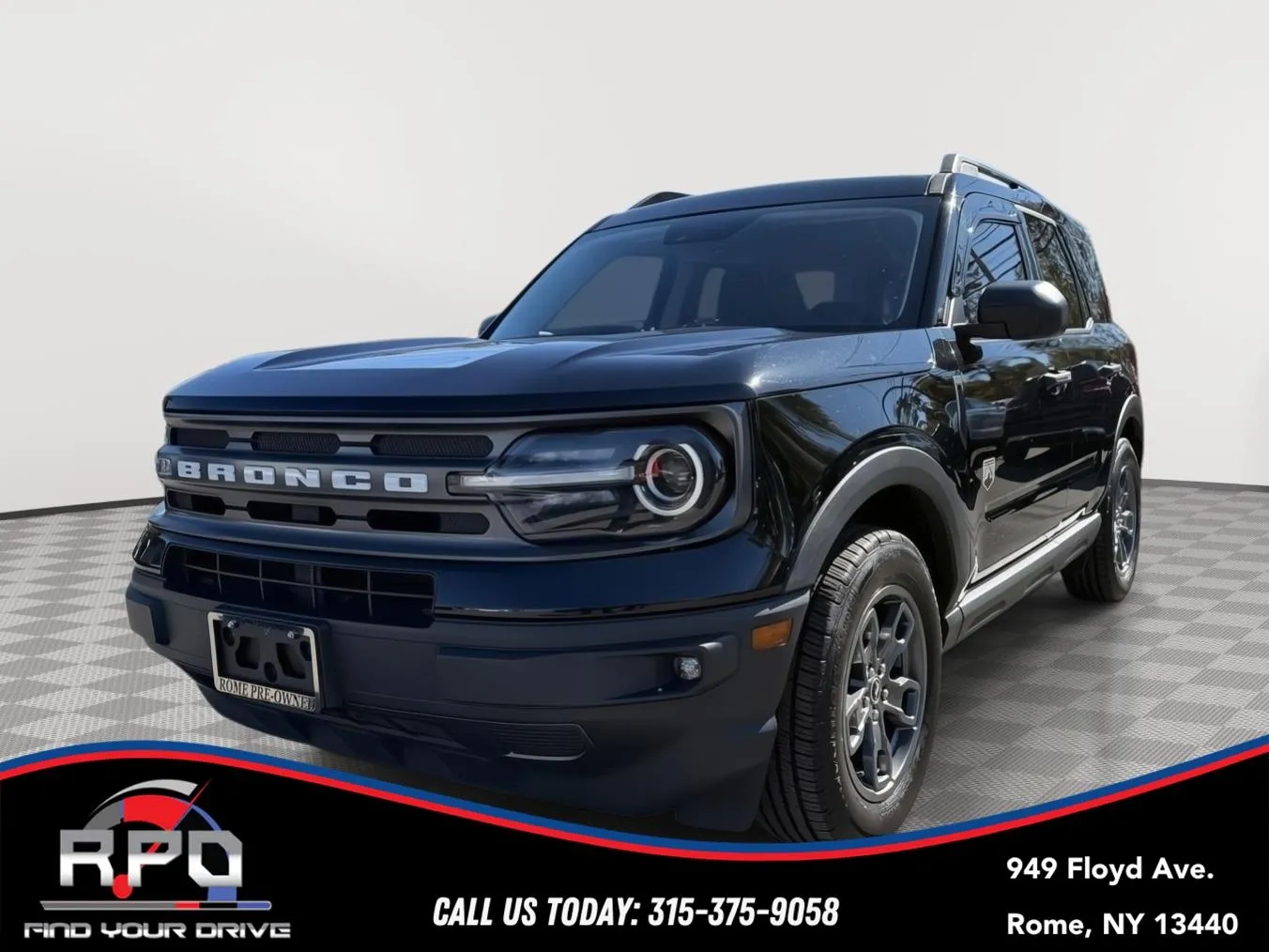 Black 2021 Ford Bronco Sport Big Bend for sale in Rome, NY