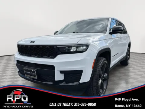 White 2022 Jeep Grand Cherokee L Altitude for sale in Rome, NY