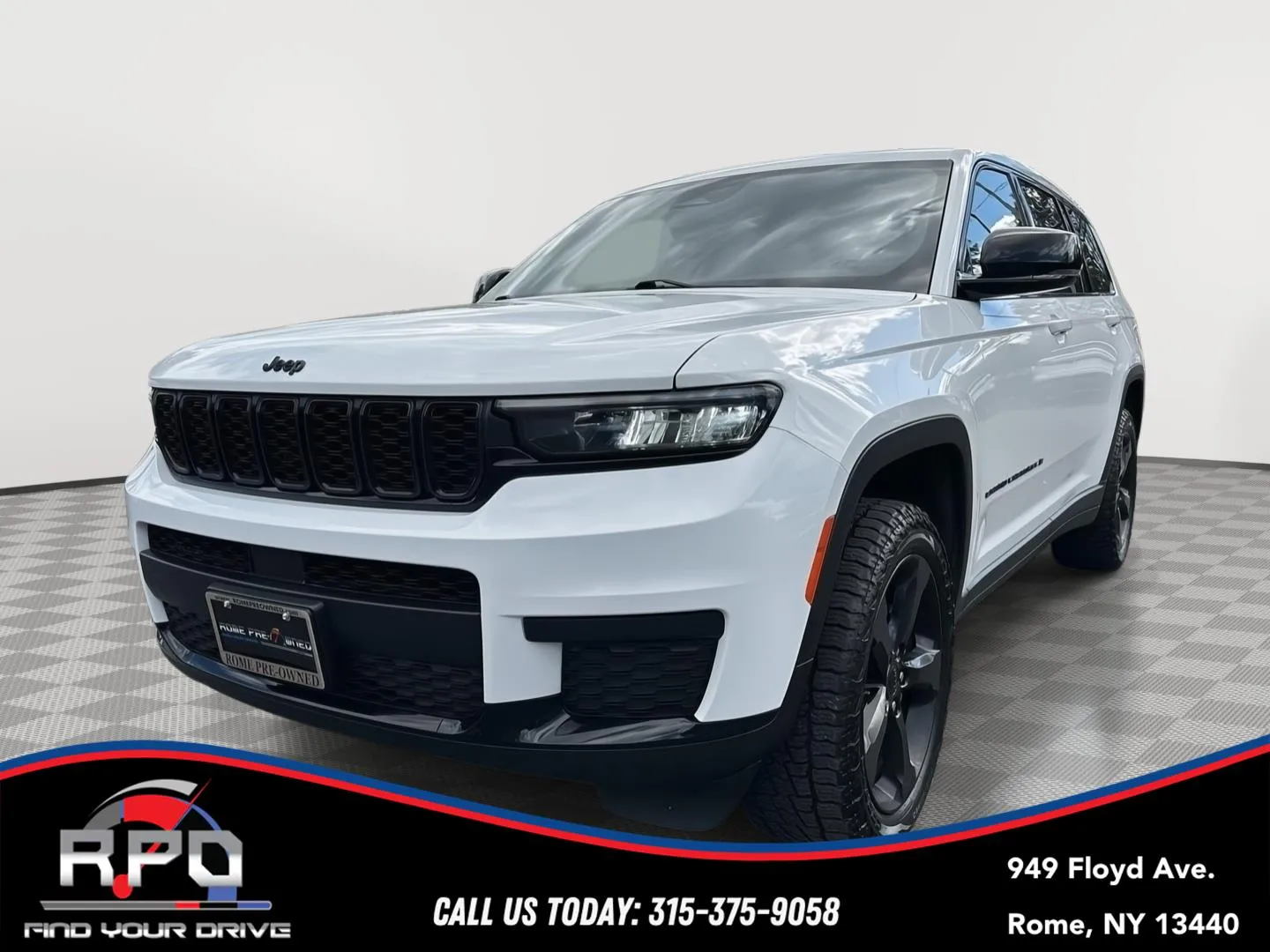 White 2022 Jeep Grand Cherokee L Altitude for sale in Rome, NY