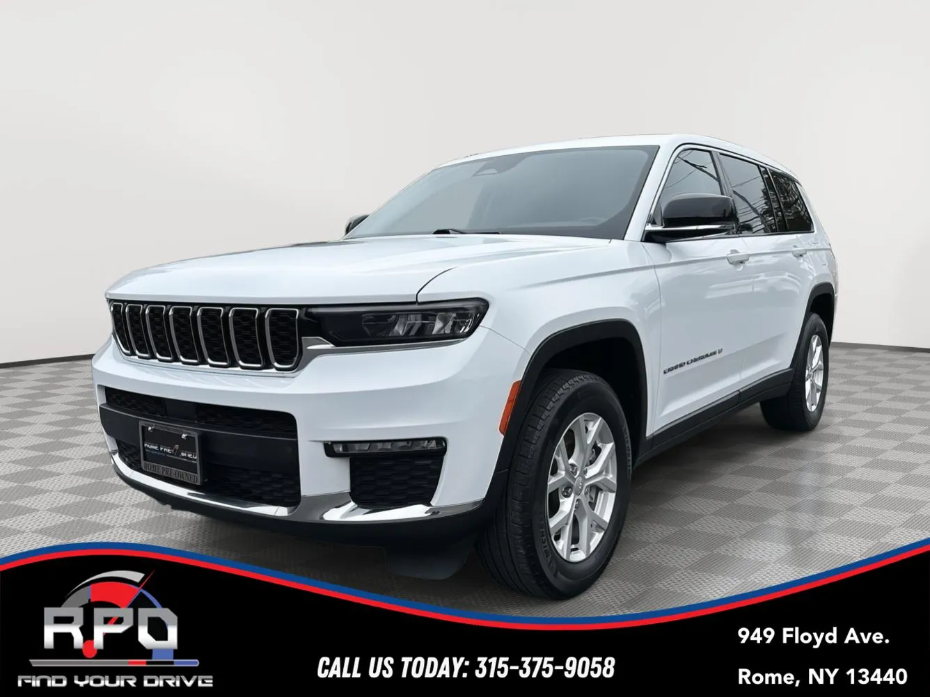 White 2023 Jeep Grand Cherokee L Limited for sale in Rome, NY