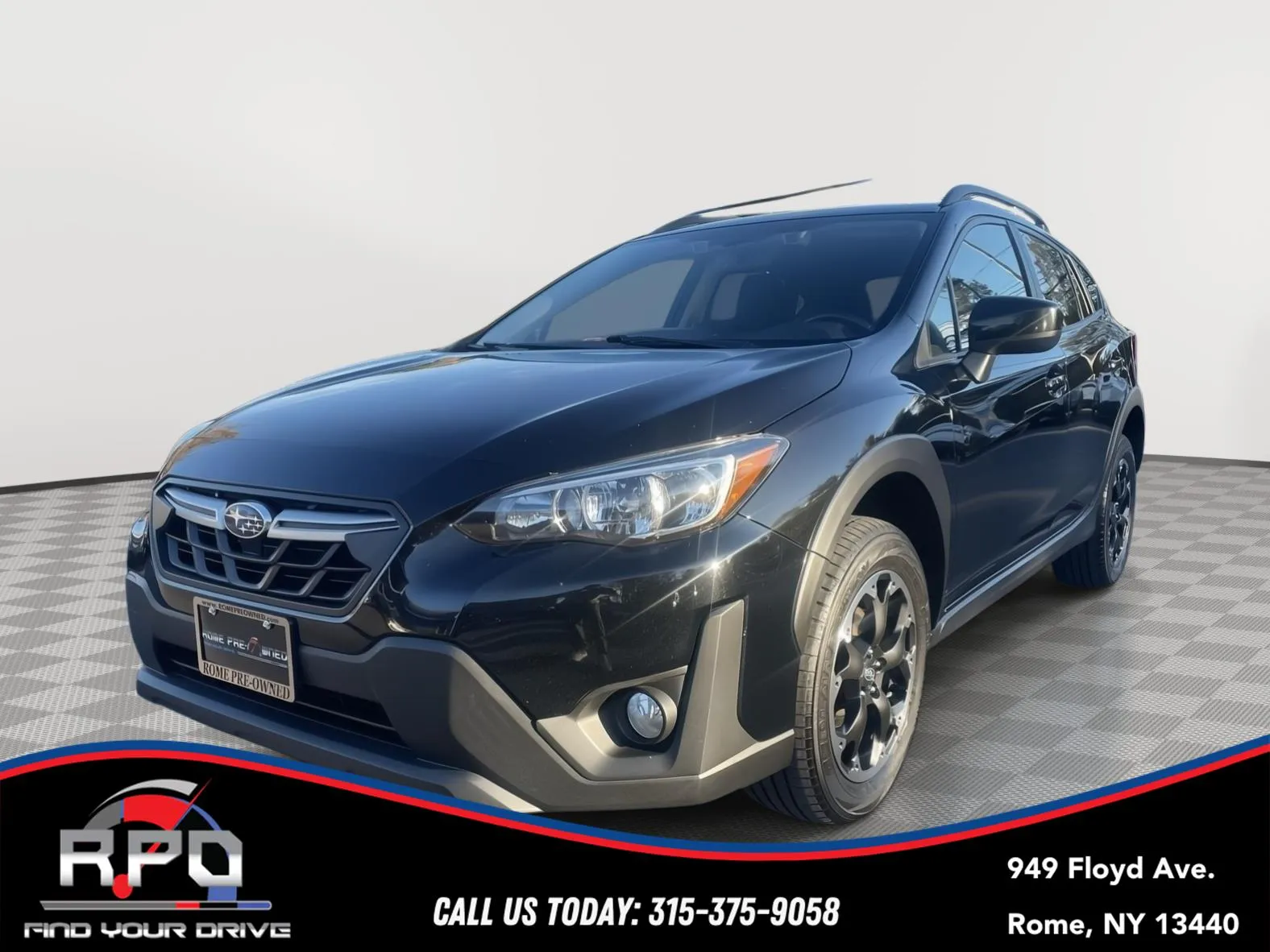 Black 2023 Subaru Crosstrek Premium for sale in Rome, NY