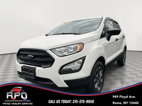 White 2019 Ford EcoSport S for sale in Rome, NY