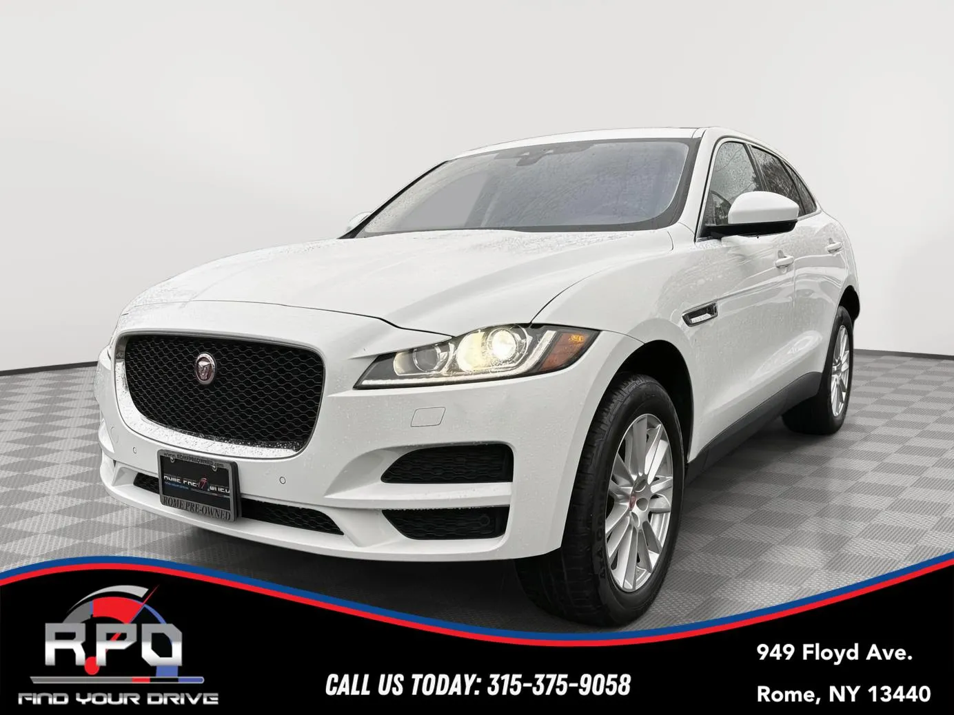 White 2020 Jaguar F-PACE 30t Prestige for sale in Rome, NY
