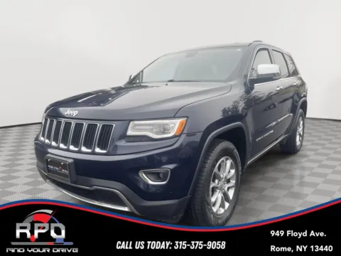 Blue 2016 Jeep Grand Cherokee Limited for sale in Rome, NY