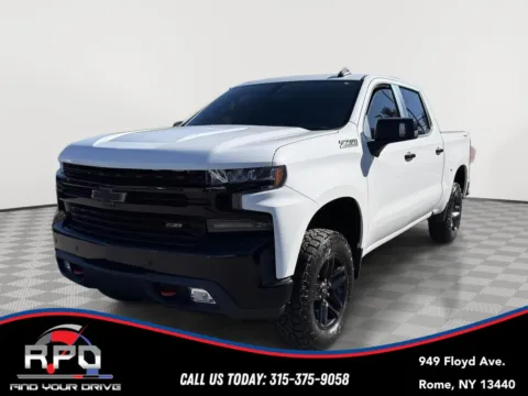 White 2019 Chevrolet Silverado 1500 LT Trail Boss for sale in Rome, NY