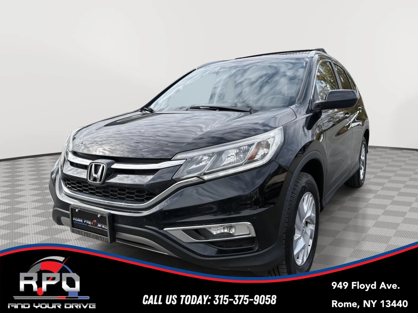 Black 2016 Honda CR-V EX-L for sale in Rome, NY