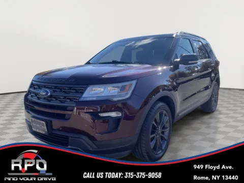 Red 2018 Ford Explorer XLT for sale in Rome, NY