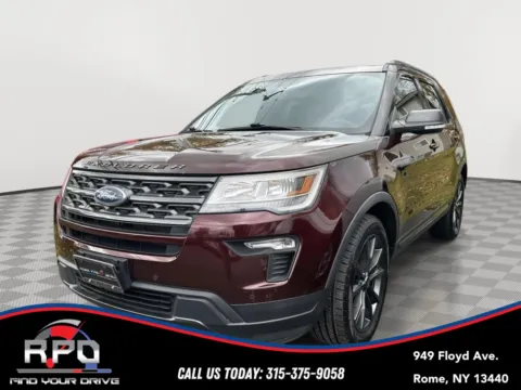 Red 2018 Ford Explorer XLT for sale in Rome, NY