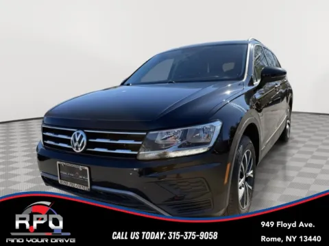 Black 2021 Volkswagen Tiguan S for sale in Rome, NY