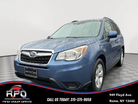 Blue 2015 Subaru Forester 2.5i Premium for sale in Rome, NY