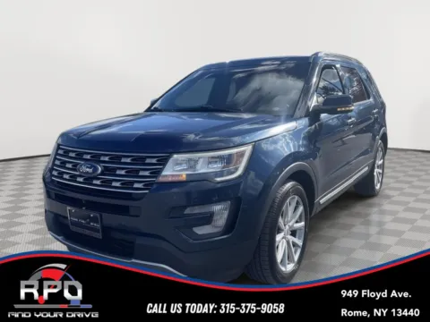 Red 2016 Ford Explorer Limited for sale in Rome, NY