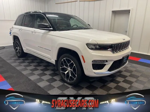 White 2023 Jeep Grand Cherokee Summit Reserve 4xe for sale in Syracuse, NY