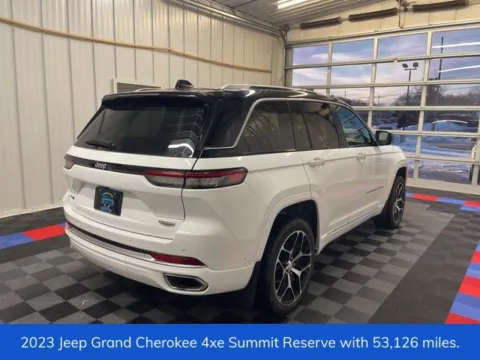 Another view of 2023 Jeep Grand Cherokee Summit Reserve 4xe for sale in Syracuse, NY at Candy Cars