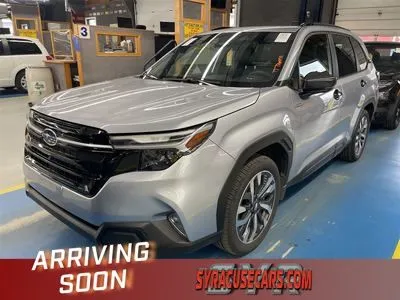 Silver 2025 Subaru Forester Hybrid Touring for sale in Syracuse, NY