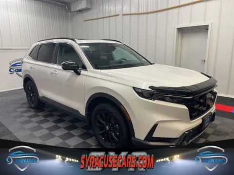 White 2025 Honda CR-V Hybrid Sport-L for sale in Syracuse, NY