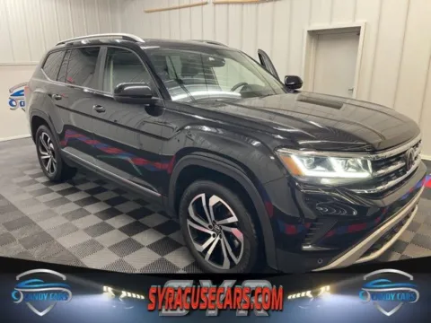 Black 2022 Volkswagen Atlas 2.0T SEL for sale in Syracuse, NY