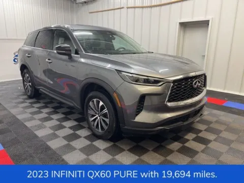 Another view of 2023 INFINITI QX60 PURE for sale in Syracuse, NY at Candy Cars