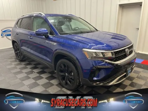 Blue 2022 Volkswagen Taos 1.5T SE for sale in Syracuse, NY