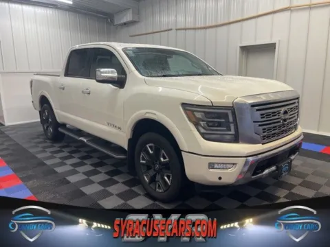 White 2023 Nissan Titan Platinum Reserve for sale in Syracuse, NY