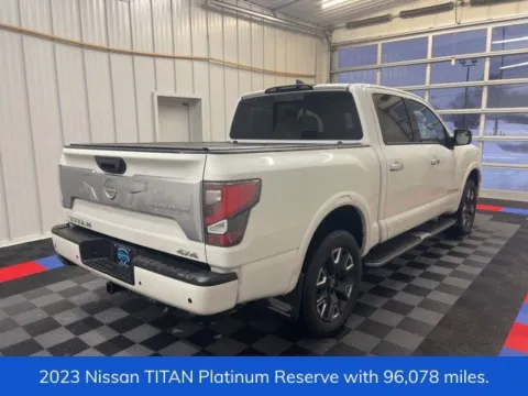 Another view of 2023 Nissan Titan Platinum Reserve for sale in Syracuse, NY at Candy Cars
