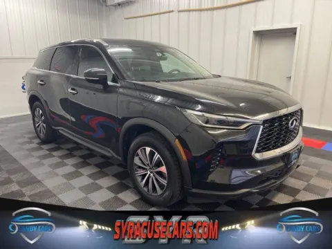 Black 2023 INFINITI QX60 PURE for sale in Syracuse, NY