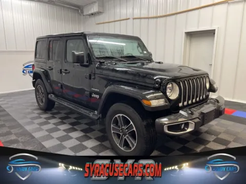 Black 2023 Jeep Wrangler Sahara for sale in Syracuse, NY