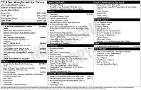 Photos of 2019 Jeep Wrangler Unlimited Sahara for sale in Syracuse, NY at Candy Cars