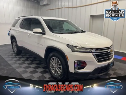 White 2023 Chevrolet Traverse LT Leather for sale in Syracuse, NY