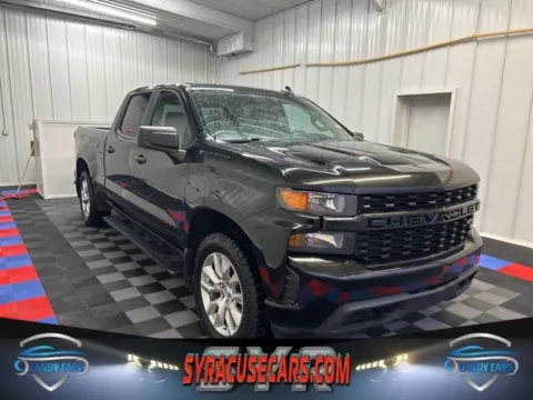 Black 2021 Chevrolet Silverado 1500 Custom for sale in Syracuse, NY