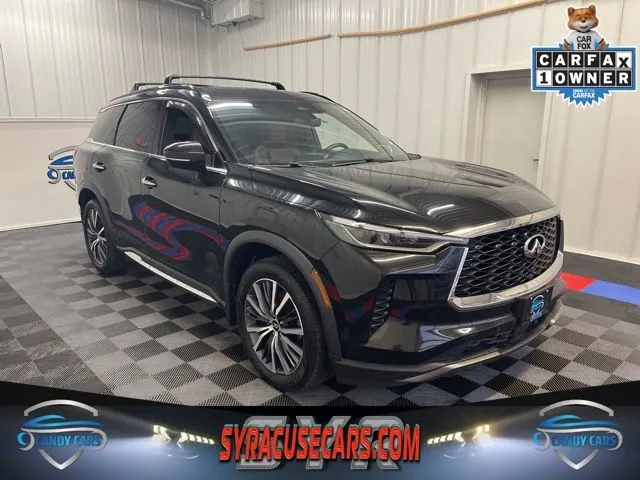 Black 2023 INFINITI QX60 Autograph for sale in Syracuse, NY